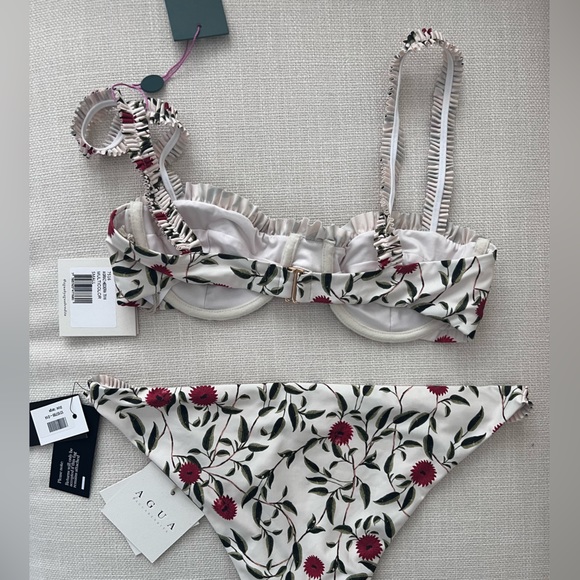 NWT Agua Bendita Hedera Print Bikini Top and Bottom - Picture 4 of 5